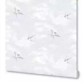 Обои флизелиновые Wallsecret Liberty белые 1.06 м 8995-20