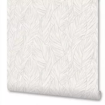 Обои флизелиновые Wallsecret Madeira белые 1.06 м 8988-27