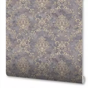 Обои флизелиновые Wallsecret Maestro серо-кофейные 1.06 м 8748-26