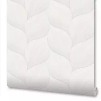 Обои флизелиновые Wallsecret Montana белые 1.06 м 8945-21