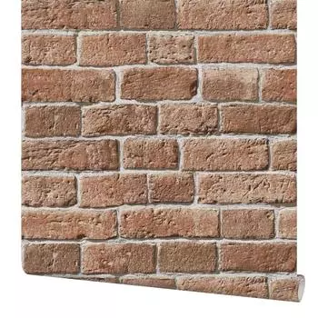 Обои виниловые Elysium Лофт коричневые 0.53 м 56804