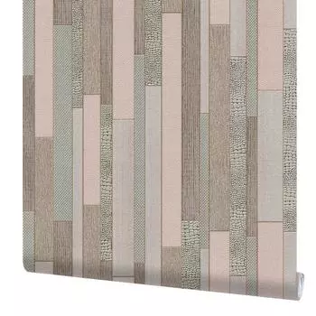 Обои виниловые Плитка коричневые 0.53 м 0208-2