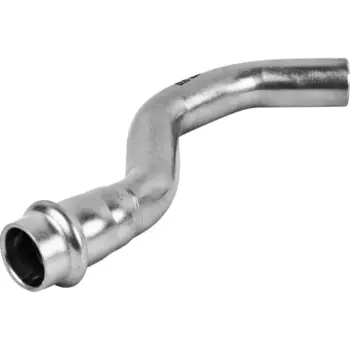 Обвод однораструбный Rommer 15 мм ВПр-НПр нержавеющая сталь