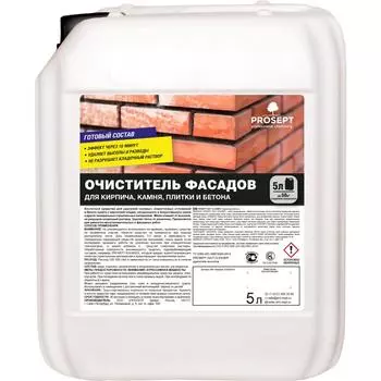 Очиститель фасадов от высолов Prosept, 5 л