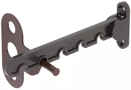 Ограничитель оконный 5 делений, цвет коричневый