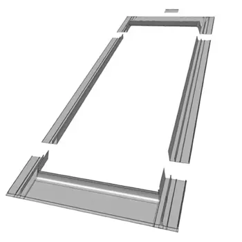 Оклад для окна Fakro ESV для FTP_(CH) 55x78 см коричневый