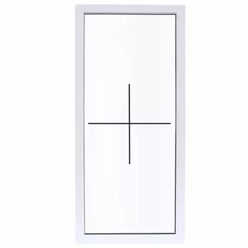 Окно пластиковое ПВХ Рехау одностворчатое 1000x600 мм (ВxШ) стекло 4 мм глухое белый/белый