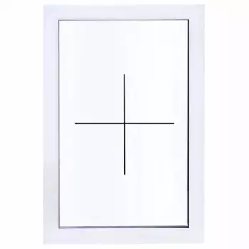 Окно пластиковое ПВХ Рехау одностворчатое 870x600 мм (ВxШ) глухое однокамерный стеклопакет белый/белый