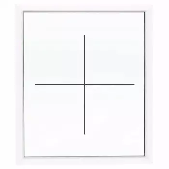 Окно пластиковое ПВХ VEKA глухое 1200x1000 мм (ВxШ) белый/белый