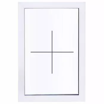 Окно пластиковое ПВХ Deceuninck глухое 900x600 мм (ВxШ) однокамерный стеклопакет белый/белый