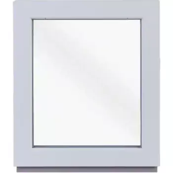 Окно ПВХ Рехау глухое 500x500 мм (ВхШ) однокамерный стеклопакет белый (с двух сторон)