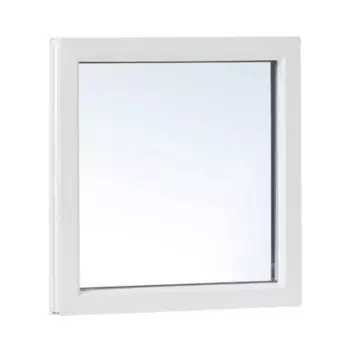 Окно ПВХ Rehau глухое 500x500 мм (ВхШ) однокамерный стеклопакет белый (с двух сторон)