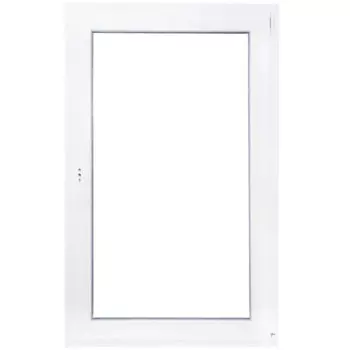 Окно ПВХ Рехау одностворчатое 1000x700 мм (ВхШ) двухкамерный стеклопакет белый (с двух сторон)