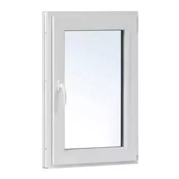 Окно ПВХ Rehau одностворчатое 1000x700 мм (ВхШ) двухкамерный стеклопакет белый (с двух сторон)