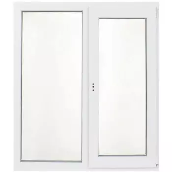 Окно ПВХ Рехау одностворчатое 1100x1000 мм (ВхШ) однокамерный стеклопакет белый (с двух сторон)