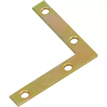 Оконный уголок NAZ 60x60x10x1.5 мм желтый цинк