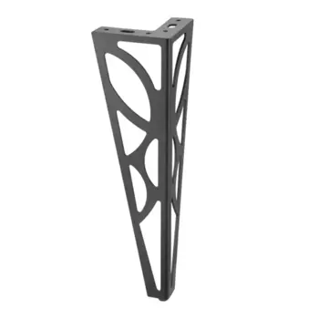 Ножка для мебели круглая 400x81x81 мм сталь черная