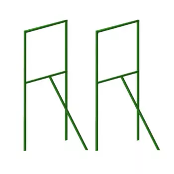 Опора для малины h150 см сталь зеленый