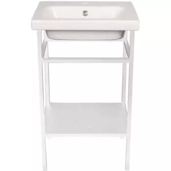 Опора для раковины напольная Март Ferro 50 см цвет белый