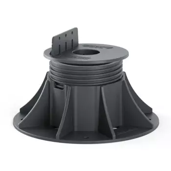 Опора для террасной доски T-Decks Professional 75-125 мм цвет черный