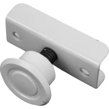 Ножка для мебели круглая M8 регулируемая 16 мм белая 2 шт