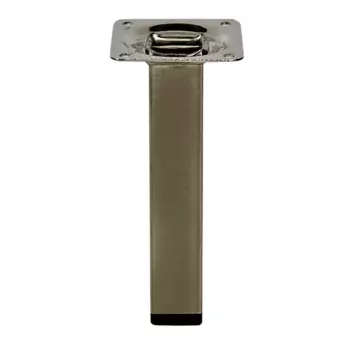 Ножка для мебели круглая 150x25x25 мм сталь бронза