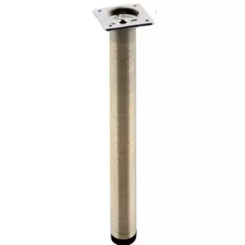 Ножка для мебели круглая 30 мм 71 см сталь бронза