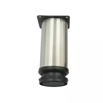 Ножка для мебели круглая 50 мм 10 см сталь никель