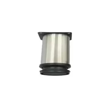 Ножка для мебели круглая 50 мм 8 см сталь никель