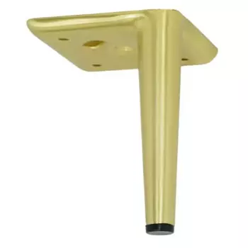 Опора мебельная стальная Jet 540 136x120 мм, золото, нагрузка до 50 кг