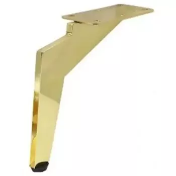 Опора мебельная стальная Jet 670 50x200 мм, золото, нагрузка до 50 кг