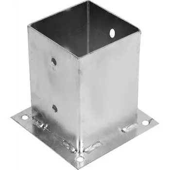 Опора прикручиваемая оцинкованная 101x101х150 мм