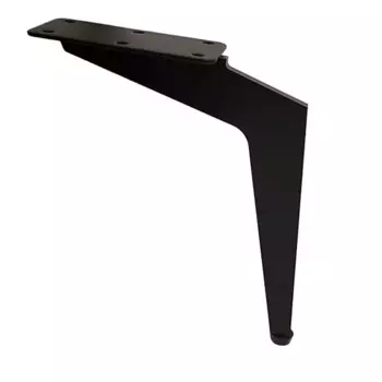 Ножка для мебели круглая 100 15 см сталь черная