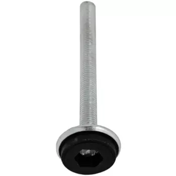Опора винтовая круглая 12 мм 10 см сталь хром