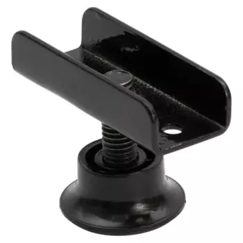 Ножка для мебели круглая 16 мм пластик черная