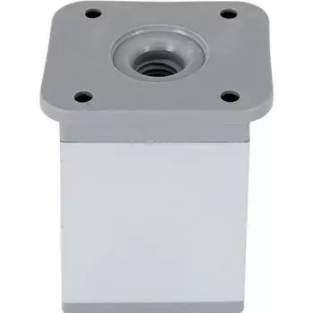 Ножка квадратная 40x40 мм высота 61 мм серая