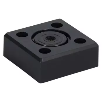 Опора для мебельной ножки круглой 20x55 мм пластик черная