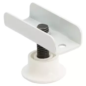 Ножка для мебели круглая 65 мм 16 см сталь белая