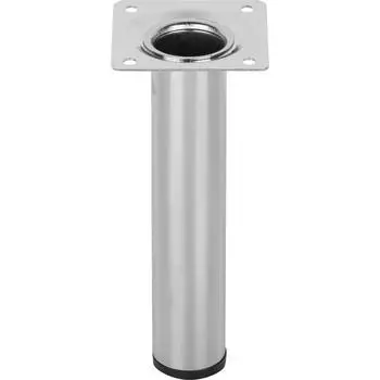 Ножка для мебели круглая 30 мм высота 150 мм хром