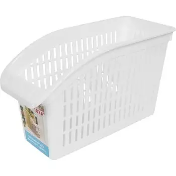 Органайзер для шкафа, 29x13x17 см, пластик, цвет белый