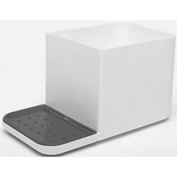 Органайзер кухонный для мойки, пластик, цвет белый