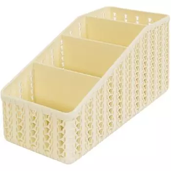 Органайзер «Вязание» 4 секции цвет слоновая кость