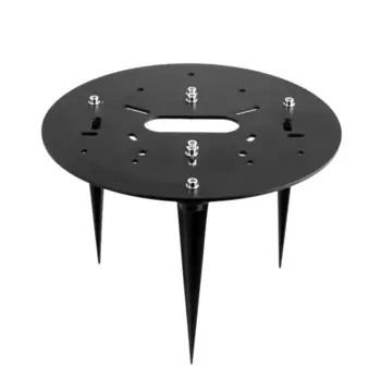 Основа для столба универсальная Inspire "Hollis" алюминиевая 25 см цвет серый