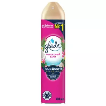 Освежитель воздуха аэрозольный Glade Кокосовый Бали 300 мл