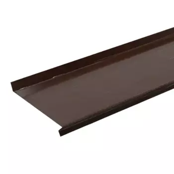 Отлив оцинкованный 160x2000 мм коричневый