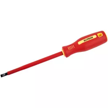 Отвертка крестовая диэлектрическая Elitech 231103 SL6.5x150 мм