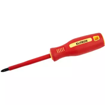 Отвертка крестовая диэлектрическая Elitech 231202 PH2x100 мм