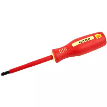 Отвертка крестовая диэлектрическая Elitech 231302 PZ2x100 мм