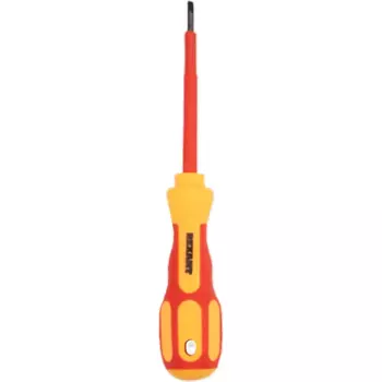 Отвертка прямая диэлектрическая Rexant 12-4712 SL4x100 мм