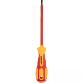 Отвертка прямая диэлектрическая Rexant 12-4714 SL6x150 мм